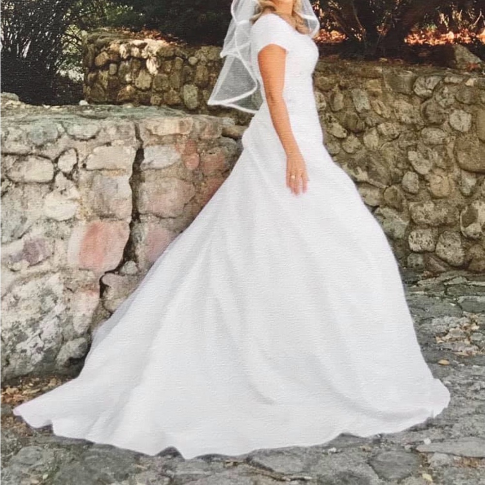 Elegant White Bridal Gown